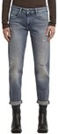 G-STAR 5-Pocket-Jeans blau,Outdoor,Baumwolle,Unifarben,Straight Leg,Mittel
