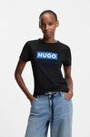 HUGO T-Shirt Classic Tee mit Rundhals, Logodruck