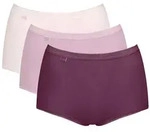 sloggi Maxislip Basic+ Maxi (3er Pack) perfekter Sitz, Cotton-Mix, hohe Taille bunt