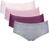 sloggi Midislip Basic+ Midi (4er Pack) perfekter Sitz, besonders weiche N&auml;hte,