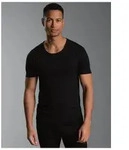 Trigema Funktionsshirt TRIGEMA T-Shirt aus Merinowolle (1-tlg) schwarz S (44/46)