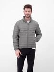 Steppjacke LERROS, Herren, Gr. L, grau (basalt grau), Web, Obermaterial: 100%