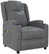 vidaXL Massagesessel Massagesessel Anthrazit Kunstleder (1-St)