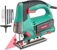 HYCHIKA Stichs&auml;ge Hychika Electric Jigsaw,800 W Max Wood Cutting Depth 110 mm