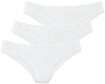 LASCANA Brasilslip (3er-Pack) aus elastischer Baumwolle mit zarter Spitze