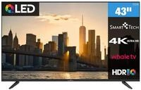 Smart Tech 43QH02V QLED-Fernseher (108 cm/43 Zoll, 4K Ultra HD, Whale TV, Whale...
