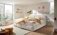 ED EXCITING DESIGN Boxspringbett Elkford, Familienbett in der Gr&ouml;&szlig;e 240x200cm,