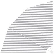 vidaXL Balkonsichtschutz Balkon Sichtschutz 210 x 210 cm Polyester Anthrazit und