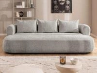 Home affaire Big-Sofa LUSSAC 4-Sitzer Design-Sofa mit Zierkissen, Ma&szlig;e B/T/H: