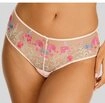 LASCANA Stringpanty Maria mit bunten Blumen aus Stickereispitze