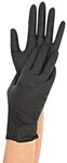 HYGONORM Baumwollhandschuhe 200er Nitrilhandschuhe Safe Fit schwarz Gr. 8/M...