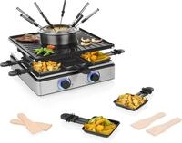 PRINCESS Raclette Princess 162670 Raclette & Fondue &ndash; 5‑in‑1 &ndash; F&uuml;r 8