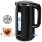 Aigostar Wasserkocher Edelstahl Doppelwand Elektrischer Wasserkocher mit