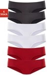 vivance active Hipster (6er-Pack) aus weicher Microfaser