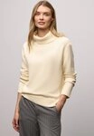 STREET ONE Rollkragenpullover mit feinem Strickmuster