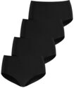LASCANA Taillenslip (4er-Pack) aus elastischer Baumwolle