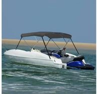 vidaXL Schutzplane 3-Bow Bimini Top Anthrazit 183x140x137 cm