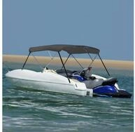 vidaXL Schutzplane 3-Bow Bimini Top Anthrazit 183x180x137 cm schwarz