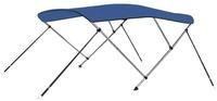 vidaXL Schutzplane 3-Bow Bimini Top Blau 183x160x137 cm