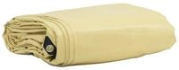 vidaXL Schutzplane 28 m&Acirc;&sup2; Plane 650g m&sup2; Beige 4x7 m Canvas mit...