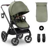 Hauck Kinder-Buggy Comfort N Care - Olive, Sportwagen mit Liegefunktion &