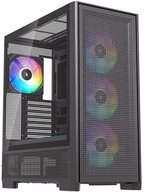 Silentware PC-Geh&auml;use Air 2000 A-RGB Black Midi Tower, Glas-Seitenfenster, 7