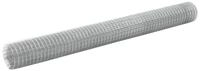 vidaXL Gartenzaun Drahtzaun Verzinkter Stahl 25x1,5 m Silbern, (1-St)