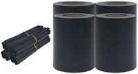 vidaXL Gartenzaun Sichtschutzstreifen PVC 140 x 0,19 m Matt Dunkelgrau, (1-St)