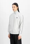 Umstandsjacke ALPHA INDUSTRIES "Track Suit SL Jacket", Damen, Gr. S, grau (pastel