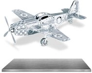 Invento Puzzle Metal Earth, Mustang P-51 - 3D Metall Puzzle, Puzzleteile