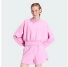 adidas Sportswear Sweatshirt SOFT LUX SWEATSHIRT, LOCKER GESCHNITTEN (1-tlg)