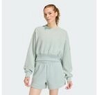 adidas Sportswear Sweatshirt SOFT LUX SWEATSHIRT, LOCKER GESCHNITTEN (1-tlg)