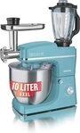 Heinrich&acute;s K&uuml;chenmaschine, 1500 W, 10,00 l Sch&uuml;ssel, 6 Geschwindigkeiten,