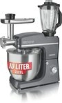 Heinrich&acute;s K&uuml;chenmaschine, 1500 W, 10,00 l Sch&uuml;ssel, 6 Geschwindigkeiten,