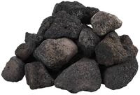 vidaXL Aquariendeko Lavagranulat 10 kg Schwarz 5-8 cm