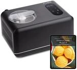 KLAMER Eismaschine mit Kompressor 1,5L 150W, 3-in-1 Slush Maschine & Joghurtbereiter,