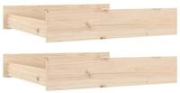 vidaXL Bett Bettschubladen 2 Stk. Massivholz Kiefer