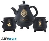 ABYstyle Teekanne HARRY POTTER - Teapot - with Hogwarts cauldrons set