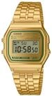 CASIO VINTAGE Digitaluhr Vintage Iconic Goldfarben/Gr&uuml;n