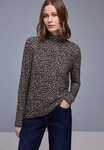 STREET ONE Langarmshirt mit Leo-Animal-Print
