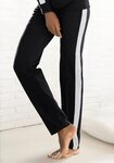 Bench. Loungewear Loungehose mit Seitenstreifen und geradem Bein, Loungewear