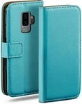 moex Handyh&uuml;lle f&uuml;r Samsung Galaxy S9 Plus H&uuml;lle Klappbar Book Case T&uuml;rkis...