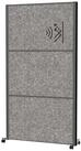MAUL Standtafel Stellwandsystem MAULconnecto 9601189 3xAkustik dunkelgrau Mobil