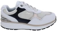 Joya Joya Sneaker Tina III White-Gold JY121A, Glattleder und Mesh, Active-S