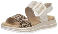 Remonte Plateausandale Sandalette, Keilsandale, Sommerschuh mit Lite &acute;n