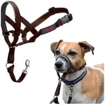 HALTI Hunde-Erziehungsgeschirr Kopfgeschirr/Headcollar walnuss 3 Halsumfang:...