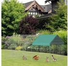 PawHut Kleintierk&auml;fig Tiergehege mit Abdeckung, Meerschweinchen Gehege,
