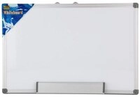 Idena Magnettafel 568024, Whiteboard mit Aluminiumrahmen und Stiftablage, Wei&szlig;