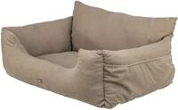 TRIXIE Hunde-Autositz Autositz, doppelt - taupe - 80 &times; 35 &times; 60 cm