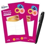 Avery Zweckform Etiketten Avery Zweckform 72 Namensetiketten wei&szlig; 45,0 x 13,0...